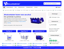 Tablet Screenshot of bouwbakkie.nl